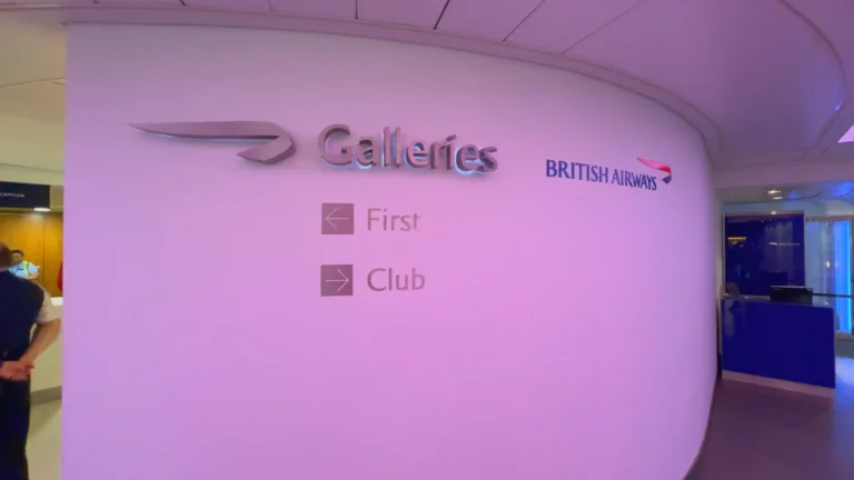 British Airways Galleries Lounge T3