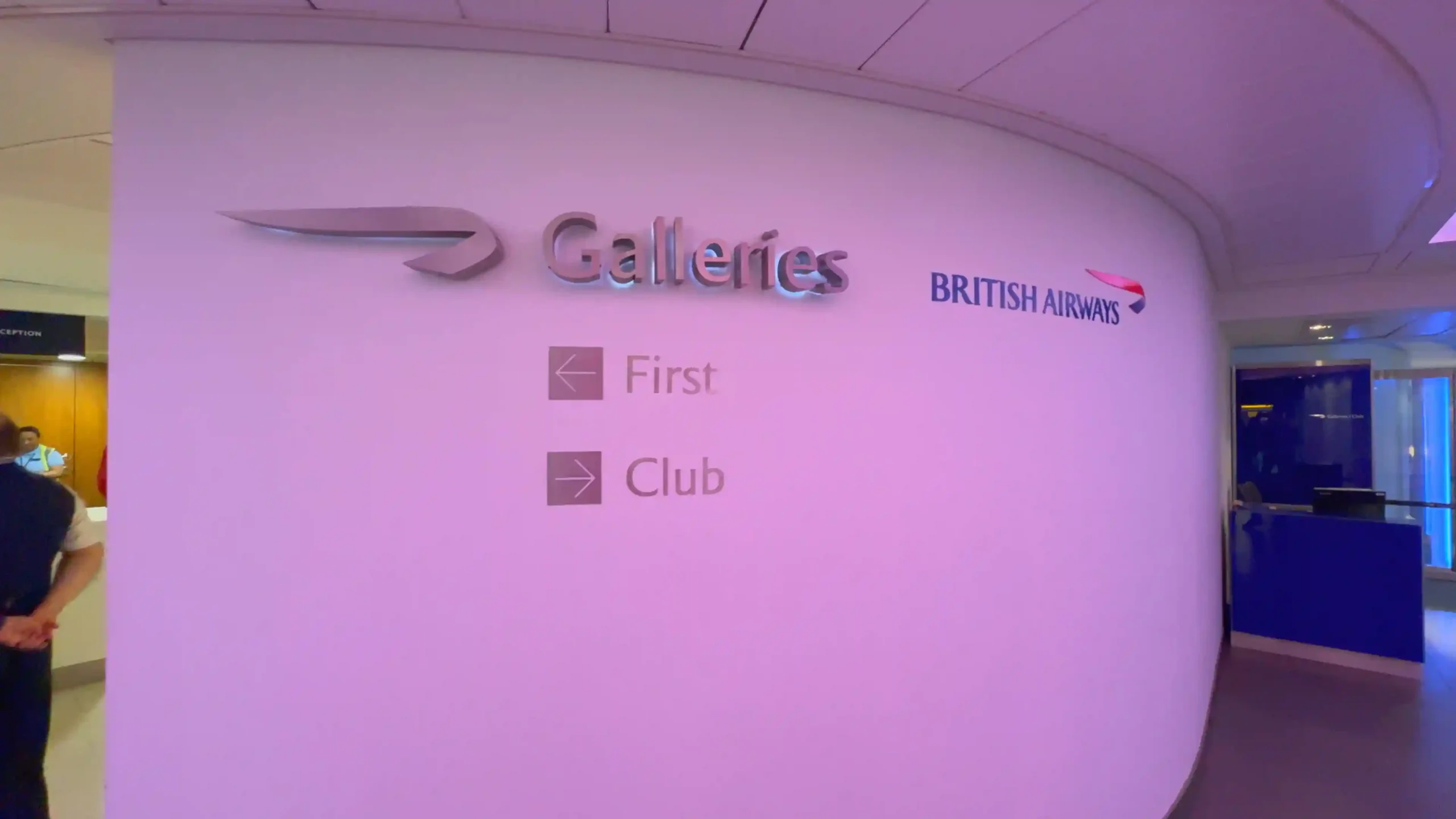 British Airways Galleries Lounge T3